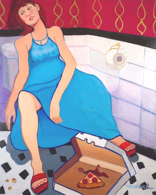 Alice Murdoch  'SECRET RENDEZVOUS', created in 2011, Original Painting Oil.