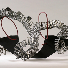 Ali Gallo: 'dragon ship', 2011 Steel Sculpture, Abstract. Artist Description:  welded steel    ...