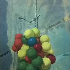 Abstract colorful balloons By Alina Krasilnikova
