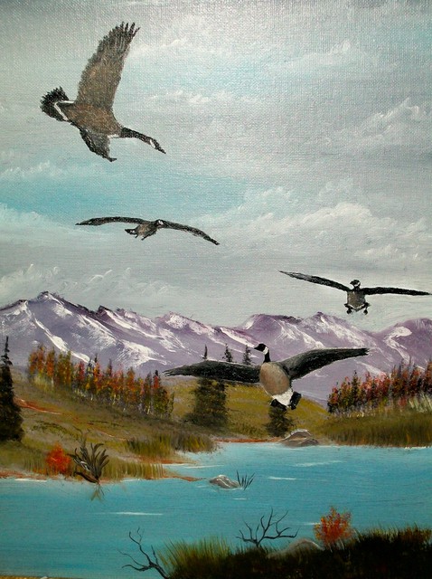 Artist Al Johannessen. 'Canada Air Show' Artwork Image, Created in 2011, Original Painting Oil. #art #artist