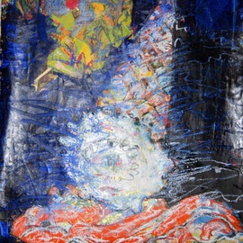 Alkistis Wechsler Artwork icecream with soda, 2014 Oil Painting, Atmosphere