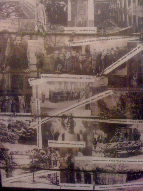 Allan Cohen  'The Holocaust', created in 2011, Original Collage.