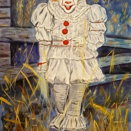 dancing clown pennywise it By Alla Alevtina Volkova