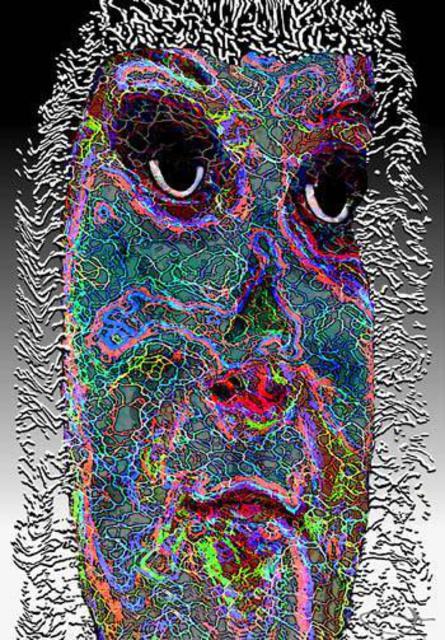 Artist James Allman. 'Ecletic Lady' Artwork Image, Created in 2006, Original Computer Art. #art #artist