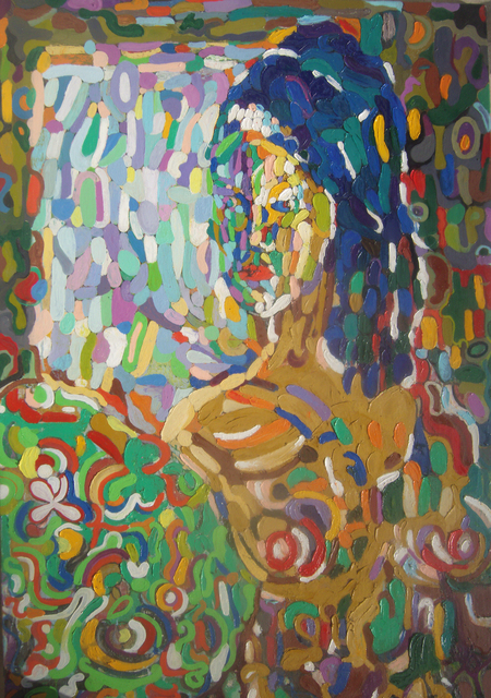Altin Frasheri  'Women As A Puzzle', created in 2010, Original Painting Oil.