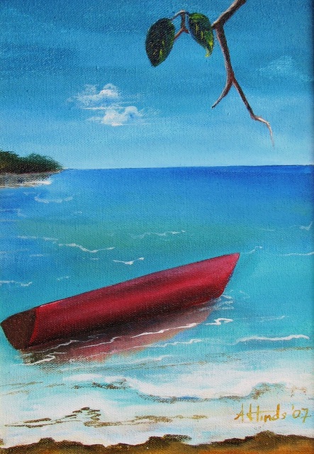 Artist Alton Hinds. 'At Rest' Artwork Image, Created in 2008, Original Painting Acrylic. #art #artist