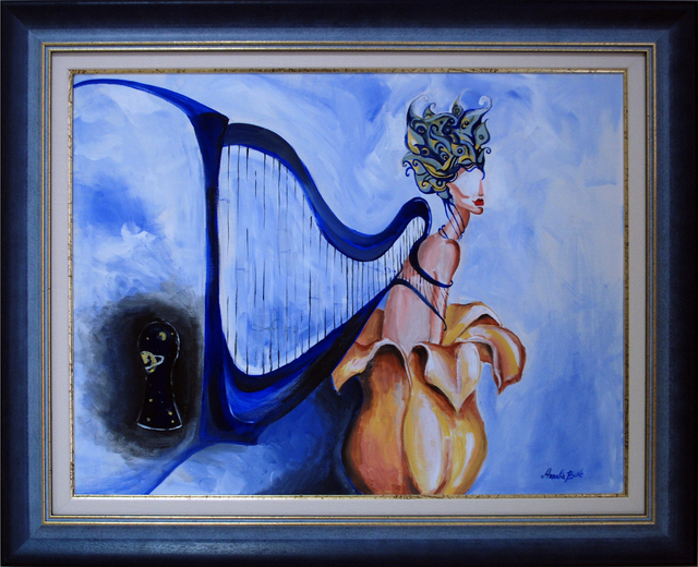 Amalia Buie  'Rising Fairy', created in 2014, Original Painting Acrylic.