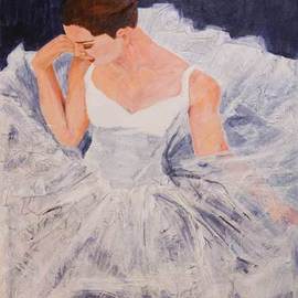 Amanda Scott: 'The Ballerina', 2005 Acrylic Painting, Portrait. 