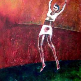 Ana Marini Genzon: 'Plunge', 2005 Acrylic Painting, Mystical. 