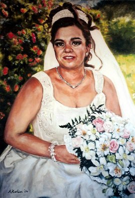 Anastasia Kashian  'Spanish Bride', created in 2007, Original Painting Oil.
