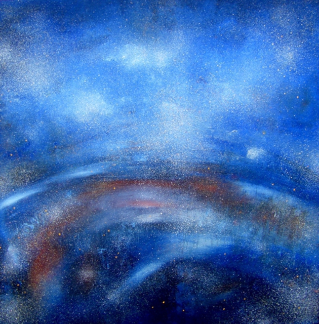 Artist Andrea Farmer. 'As The World Sinks' Artwork Image, Created in 2014, Original Painting Oil. #art #artist