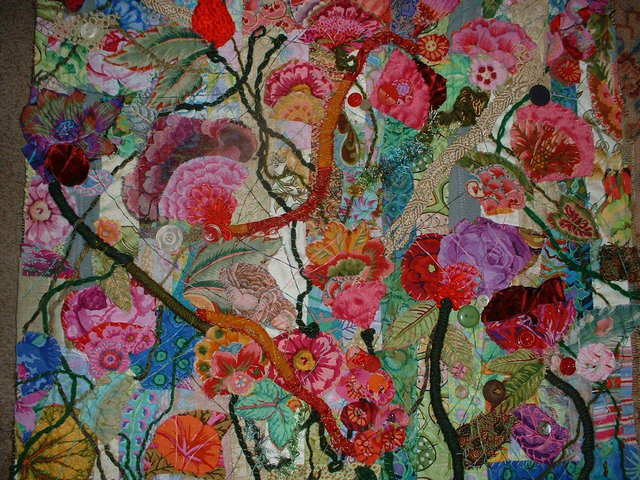 Artist Andree Lisette Herz. 'Happy Flowers' Artwork Image, Created in 2010, Original Assemblage. #art #artist