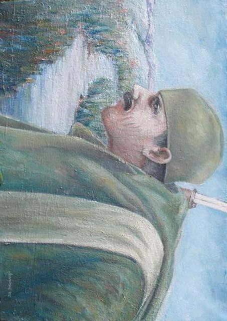 Borivoje Andrejevic  'Eye Of A Hawk', created in 2016, Original Painting Oil.