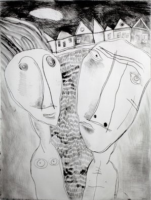 Andre Nod: 'two', 2017 Intaglio, Atmosphere. love...