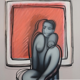 Andrew Bartosz: '1806', 2013 Oil Painting, nudes. Artist Description:      Figurative art     ...