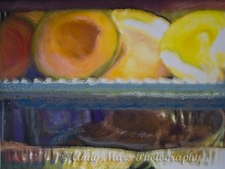 Andy Mars: 'Melon And Pies  ', 2007 Mixed Media, nature.  Melon, Pies, Pastel, Photo, Painting, 'Mixed Media' , Colorful, Food  ...