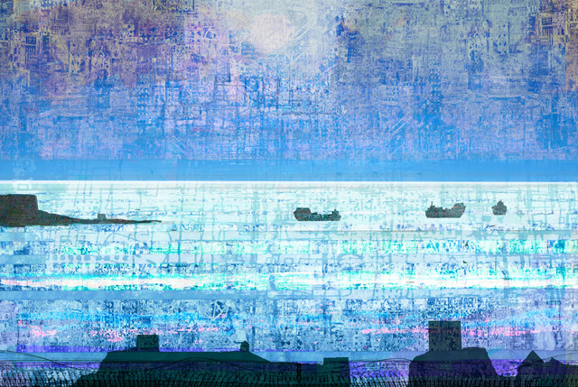 Andrew Mercer  'Turn Of The Tide', created in 2018, Original Digital Print.
