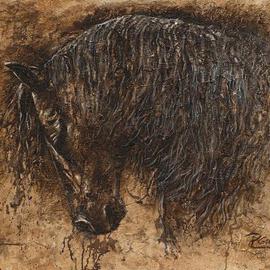 Paula Collewijn: 'Forgiven', 2008 Oil Painting, Animals. Artist Description: Horse, horses, paard, paarden, cheval, pferd...