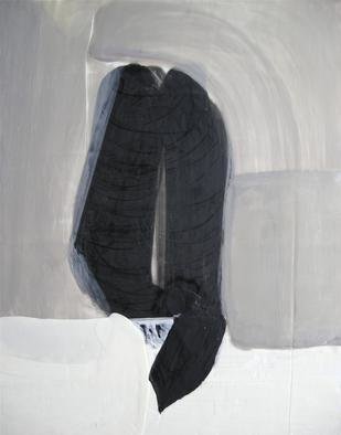 Antoaneta Hillman: 'Embrasement', 2012 Encaustic Painting, Abstract.                        encaustic, painting, withe, abstract,            minimalistic, black, white, encaustic, people,     black, white, encaustic , minimalistic, abstract     ...
