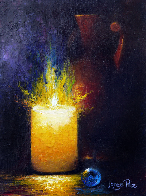 Jorge Paz  'Transfiguration 3', created in 2018, Original Painting Oil.