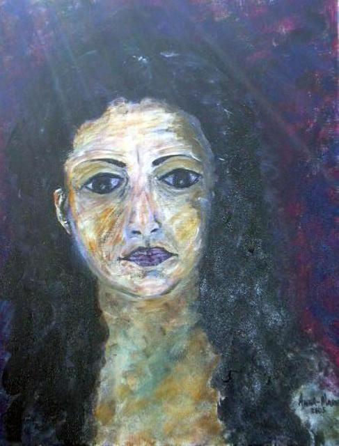 Artist Anna-Marie Lopez. 'SELF' Artwork Image, Created in 2005, Original Painting Acrylic. #art #artist