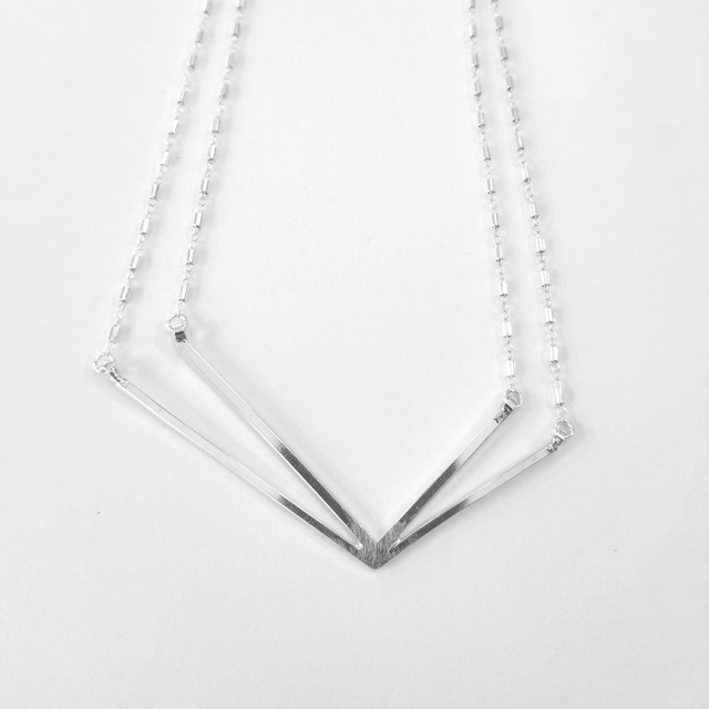 Anna Mcfalls  'Geometric Necklace', created in 2020, Original Jewelry.