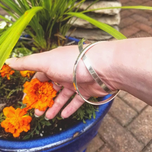 Anna Mcfalls  'Sterling Silver Bangles', created in 2020, Original Jewelry.