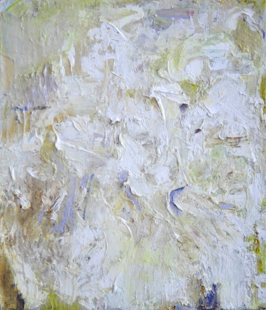 Anne Schwartz  '332 White Explosion', created in 2018, Original Painting Acrylic.