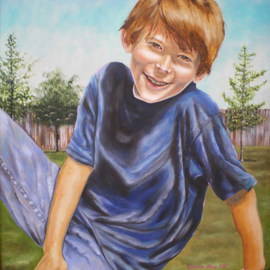 Annette Broy: 'Noah', 2008 Oil Painting, Portrait. Artist Description:  24