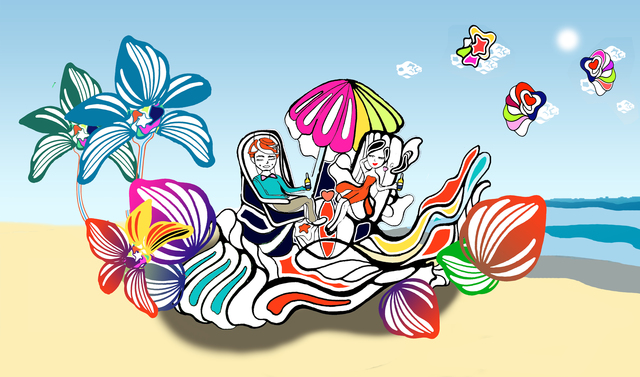 Anthea Missy  'Karma Playa', created in 2017, Original Animation.