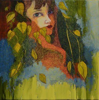 Anuja Devale: 'Bloom1', 2016 Acrylic Painting, Representational. 