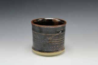 Alyssa Parsons: 'black and red tea bowl', 2023 Wheel Ceramics, . Hand thrown, hand glazed Black and Red Tea Bowl. ...