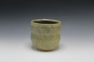 Alyssa Parsons: 'green bubble tea bowl', 2023 Wheel Ceramics, . Hand thrown and hand glazed bubble tea bowl. ...