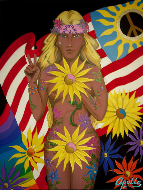 Environmental Artist Apollo  'Remember Miss Liberty', created in 2008, Original Mixed Media.