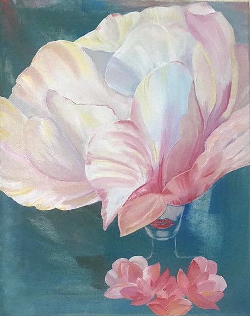 Natalja Tuncay  'Sherbet', created in 2020, Original Painting Oil.