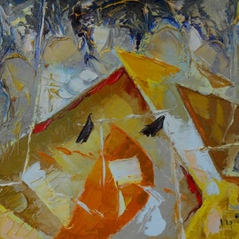 Ara Ghevondyan: 'mood', 2014 Oil Painting, Impressionism. Artist Description: Abstraction, feeling, mood...