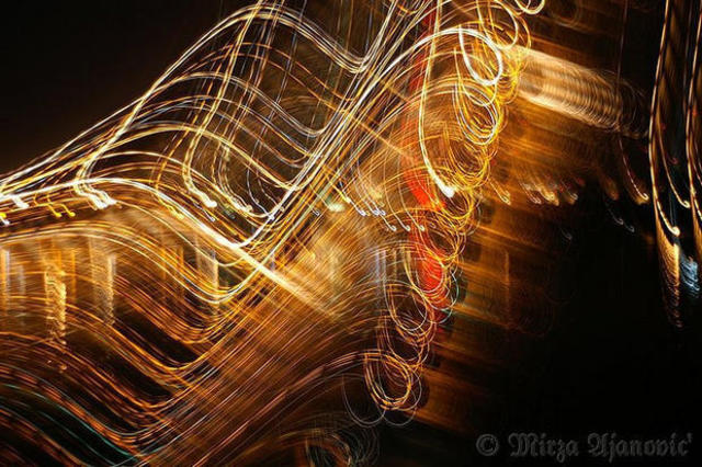 Artist Mirza Ajanovic. 'Painting MUSIC With Light 4U' Artwork Image, Created in 2005, Original Photography Color. #art #artist