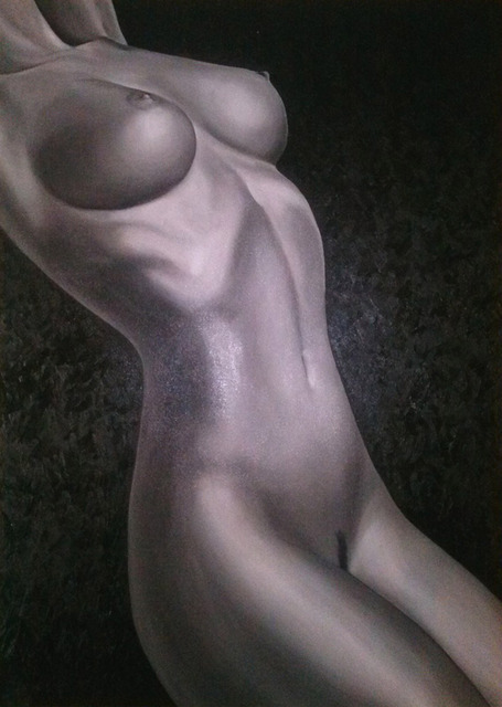 Artist Mel Fiorentino. 'Nude 17' Artwork Image, Created in 2014, Original Digital Print. #art #artist