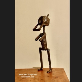 David Vanorbeek: 'art africaine figuratif', 2020 Steel Sculpture, Figurative. Artist Description: Art  Africaine  Figuratif1,500 kgwelded...