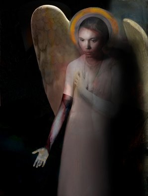 Reinhardt Sobye: 'An Angel Named Mankind', 2015 Digital Art, Christian.     The Wrath of God is performed by Mankind on Mankind    ...