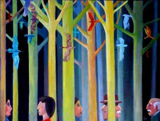 Izya Shlosberg  'Summer Time', created in 2010, Original Painting Other.