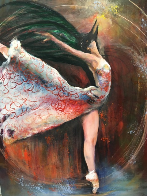 Susan Bell  'Rising', created in 2016, Original Painting Oil.