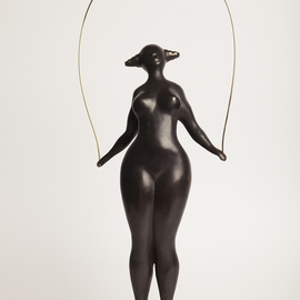Veaceslav Jiglitski: 'summer', 2015 Bronze Sculpture, Body. Artist Description: This sculpture is from limited edition seria Seasons signed by Veaceslav Jiglitski.  This sculpture represents Summer season. ...