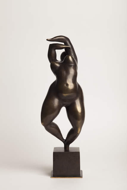 Veaceslav Jiglitski  'Winter', created in 2019, Original Sculpture Bronze.