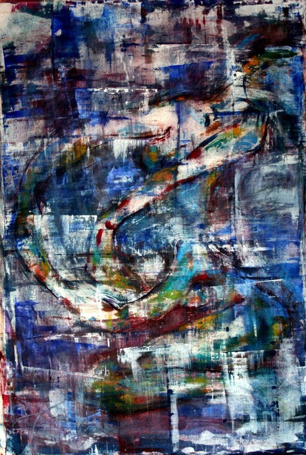 Artist Farahnaz Tafreshi. 'Movement ' Artwork Image, Created in 2004, Original Painting Oil. #art #artist