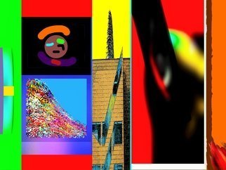 Gilberto Jose  Alexander Moreno: 'abstract 0069 b', 2017 Digital Painting, Abstract. 