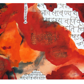 Bharatsingh  Devada Artwork the myth, 2007 Acrylic Painting, Mythology