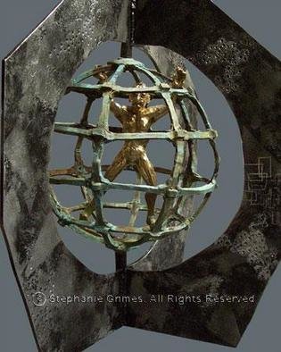 Stephanie Grimes: 'Man', 2005 Mixed Media Sculpture, Figurative. This sculpture represents 