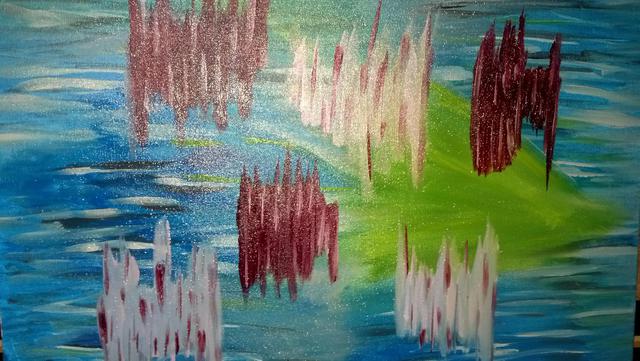 Lakeisha Austin  'The Deep', created in 2013, Original Painting Oil.