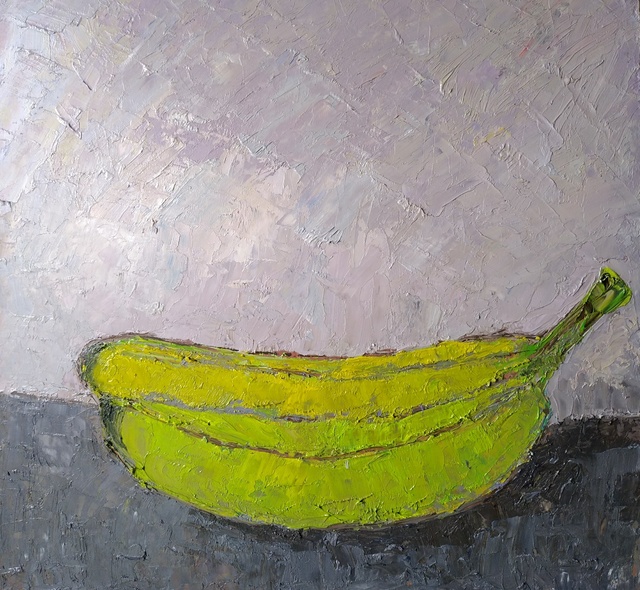 Igor Matselik  'Banana', created in 2022, Original Painting Oil.